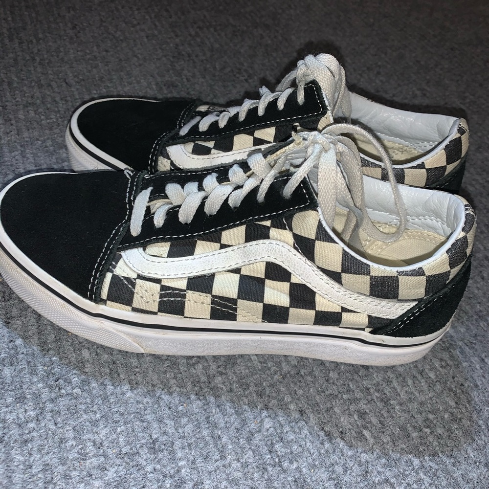 Checkered Vans